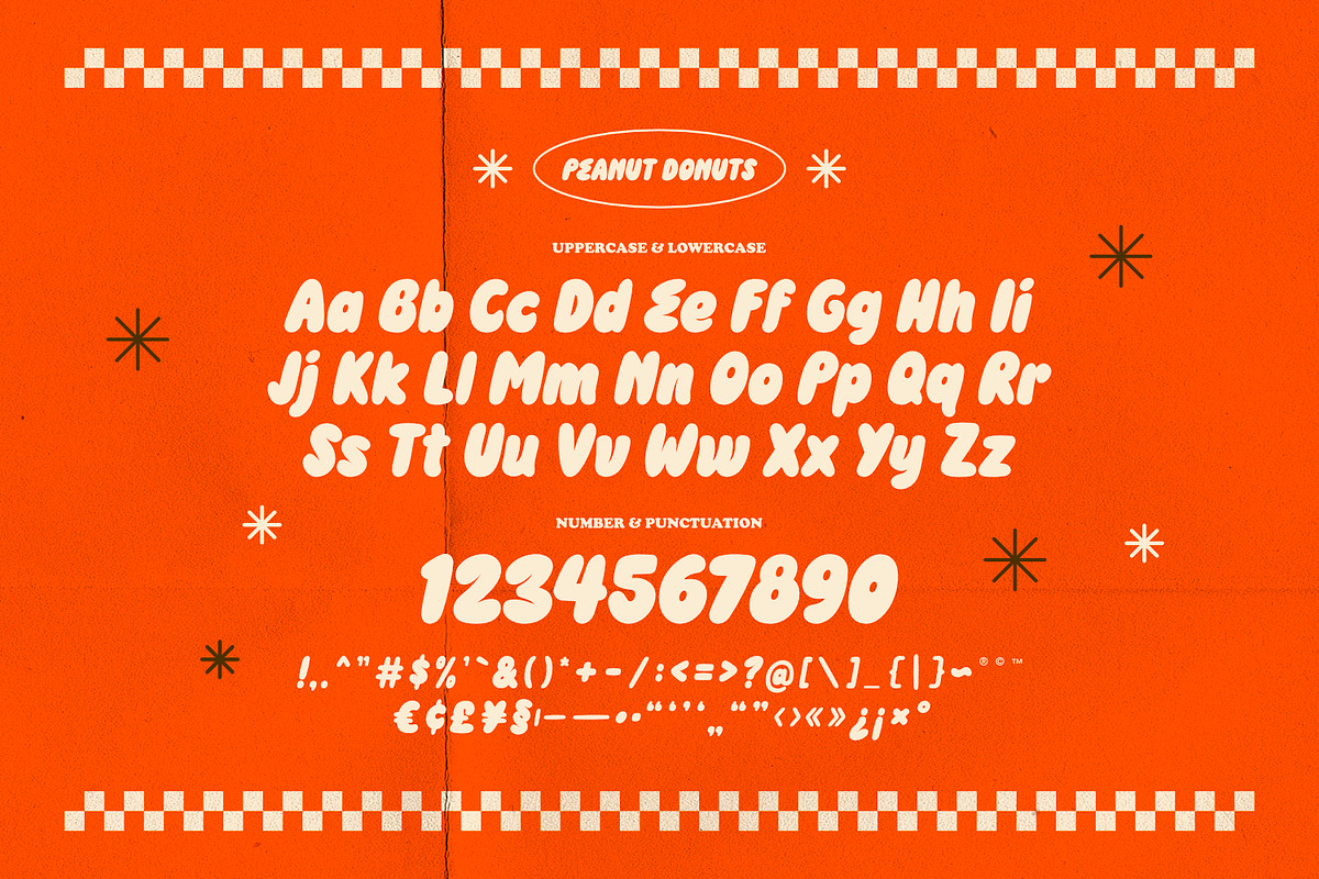 Peanut Donuts - Retro Bubble Type, a Symbol Font by ikiiko (Photo 6 of 7)