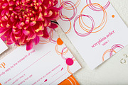 Circles Wedding Invitation Suite, an Invitation Template by Laura K Invitations (Thumbnail 4 of 5)