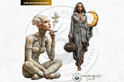 Dream Drifters Surreal Cliparts, a Person Illustration by ThatsDesignArt (Thumbnail 7 of 15)