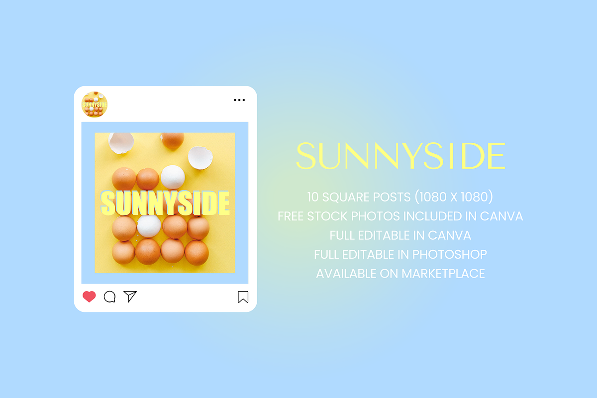 Food Canva Template for Instagram, a Social Media Template by Moodwave Studio (Photo 3 of 8)
