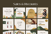 100 Instagram Templates in CANVA, a Social Media Template by Designspace (Thumbnail 2 of 10)