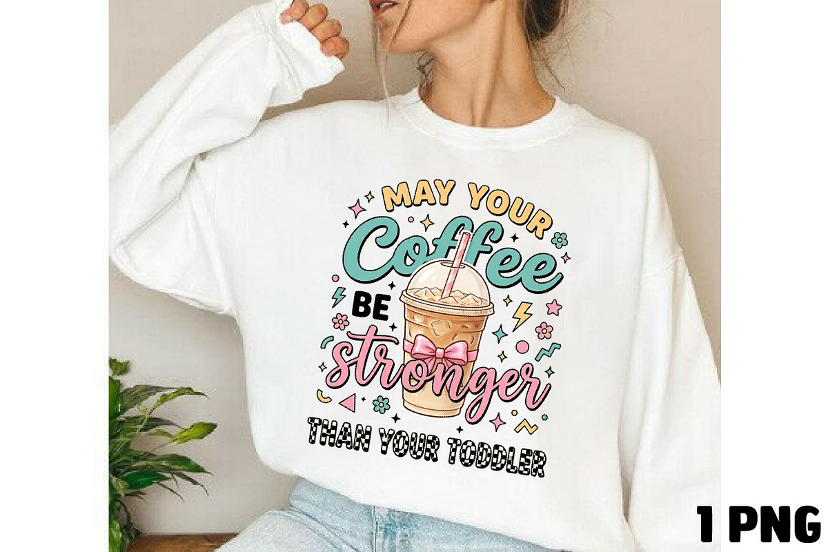 Stronger Than Toddler Mom, a Seasonal Illustration by DreamCafeArt (Photo 4 of 6)
