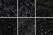 Black Shimmers Seamless Patterns, a Pattern Graphic by PrintablesByFranklyn (Thumbnail 4 of 4)