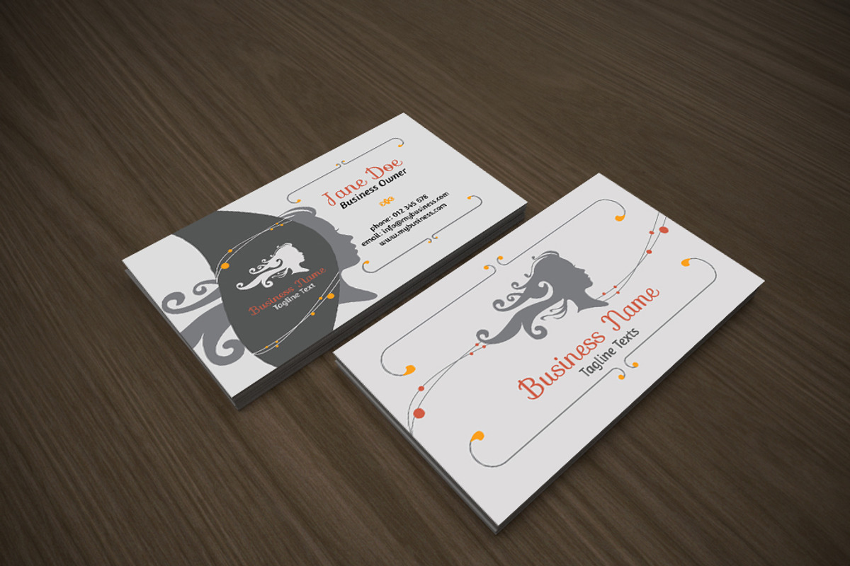 Beauty Salon Business Card, a Business Card Template by audeemirza (Photo 5 of 5)