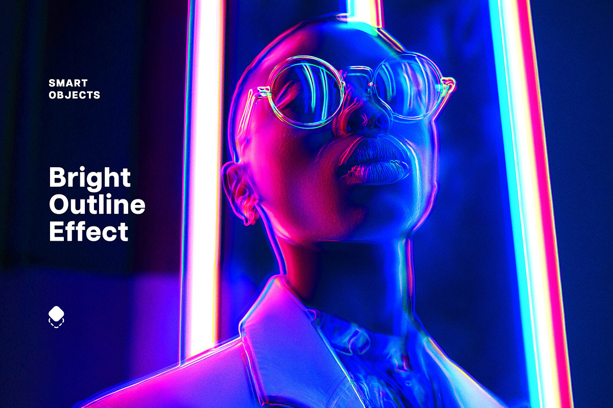 Bright Outline Photo Effect, a Layer Style Add-On by Design Squad