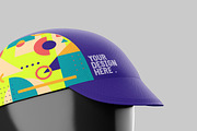 Cycling Cap Mockup, a Hat Mockup by Aprndy85 (Thumbnail 7 of 7)