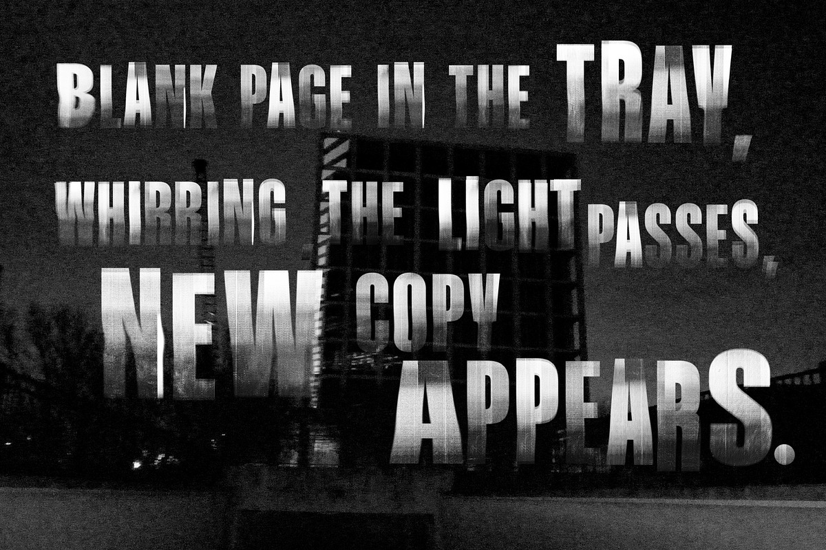 Zerrrox | Photocopier SVG font, a Sans Serif Font by Drawwwn (Photo 4 of 12)