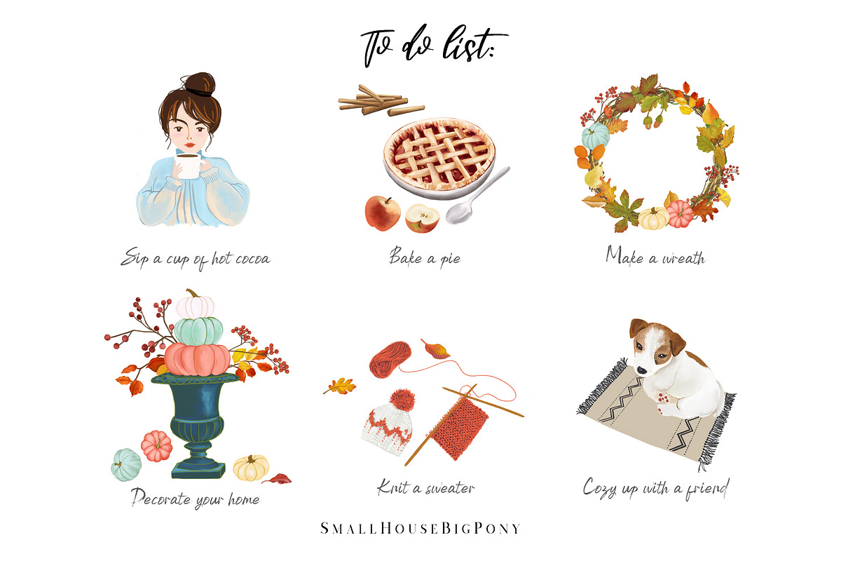 Autumn Vibes, a Decorative Illustration by SmallHouseBigPony (Photo 2 of 6)