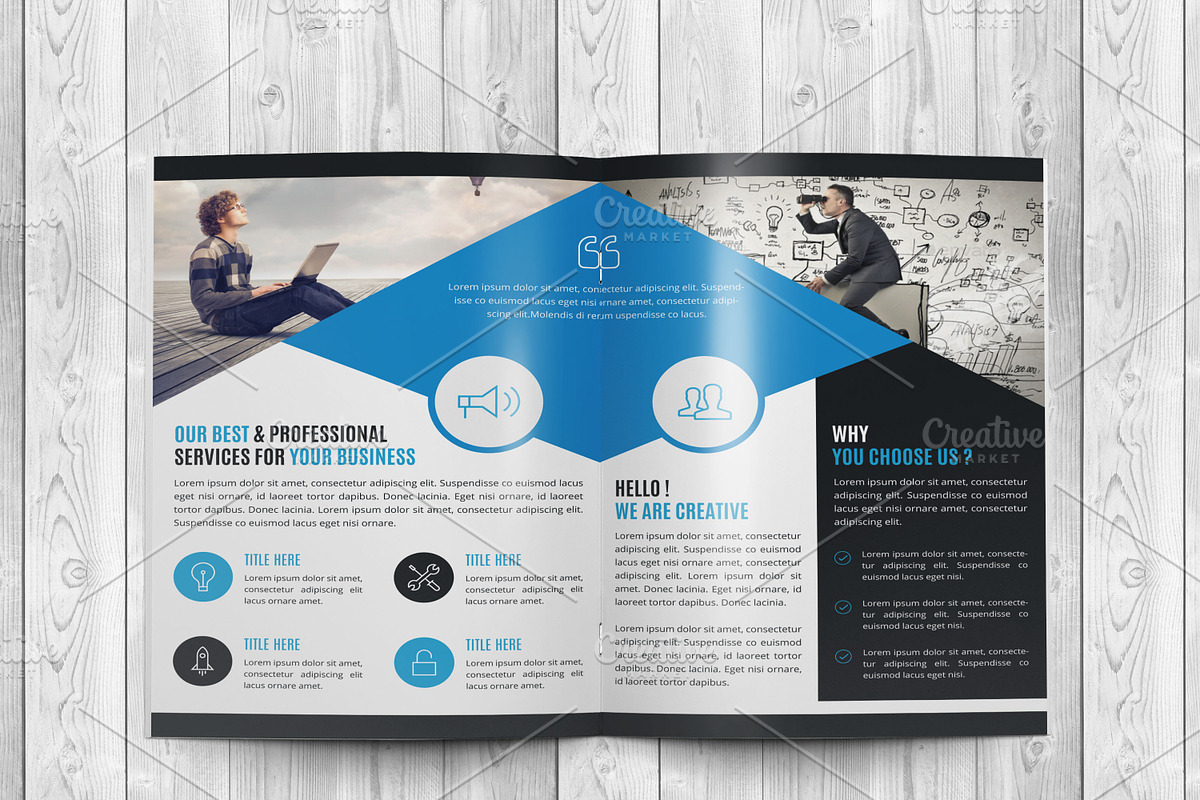 Corporate Bi-Fold Brochure Template, a Brochure Template by Alice_s (Photo 4 of 12)