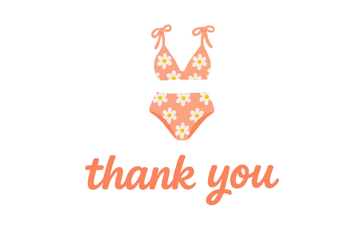 Swimwear Set, a Seasonal Illustration by ananastya (Photo 3 of 3)