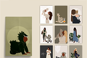 Abstract portraits of pregnant women, a Decorative Illustration by Yana_mide (Thumbnail 5 of 8)