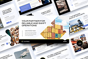 Logistics Keynote, a Presentation Template by YossyOneStd (Thumbnail 1 of 6)