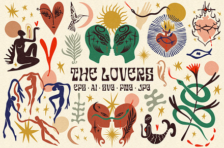 The Lovers Bundle, an Object Graphic by Annie Konst