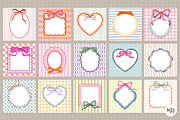 Whimsical Coquette Frames Bundle, a Decorative Illustration by marie dricot (Thumbnail 8 of 12)