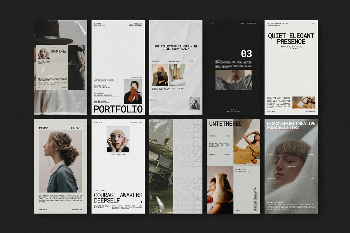 ZENO | Instagram STORIES Bundle, a Social Media Template by The Aesthetic Studio (Photo 10 of 10)