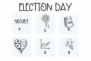 Election Day Symbols Fonts