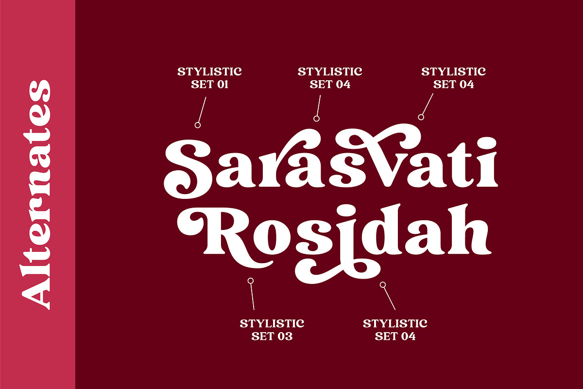 Heigan - Retro Font Family, a Serif Font by Grezline Studio (Photo 12 of 13)