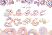 Snake Hydrangeas Garden Clipart, a Decorative Illustration by Shabbypie (Thumbnail 12 of 20)