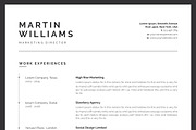 Resume CV, a Resume Template by UX-group (Thumbnail 6 of 7)