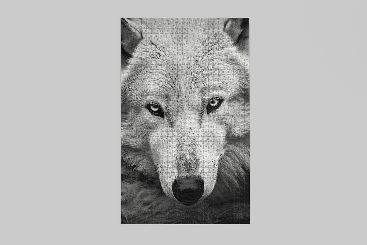 1000 piece Puzzle Jigsaw Mock up, a Merchandise Mockup by GraphicVil (Photo 4 of 9)