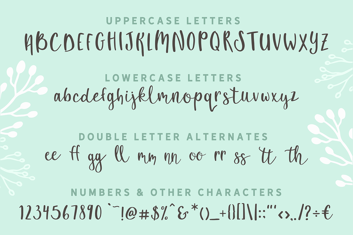 Glorious Morning: A Whimsical Font preview 2