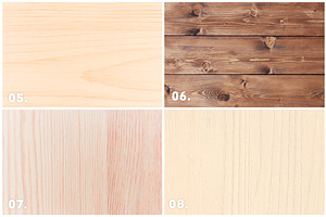 15 Wood Surface Background Textures