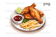 Delicious Watercolor Fastfood, an Object Graphic by Negarin Digital Art (Thumbnail 2 of 9)
