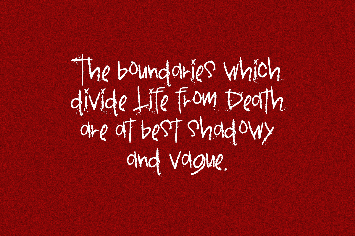 Criminal Display Font, a Handwritten Font by Beck McCormick (Photo 6 of 10)