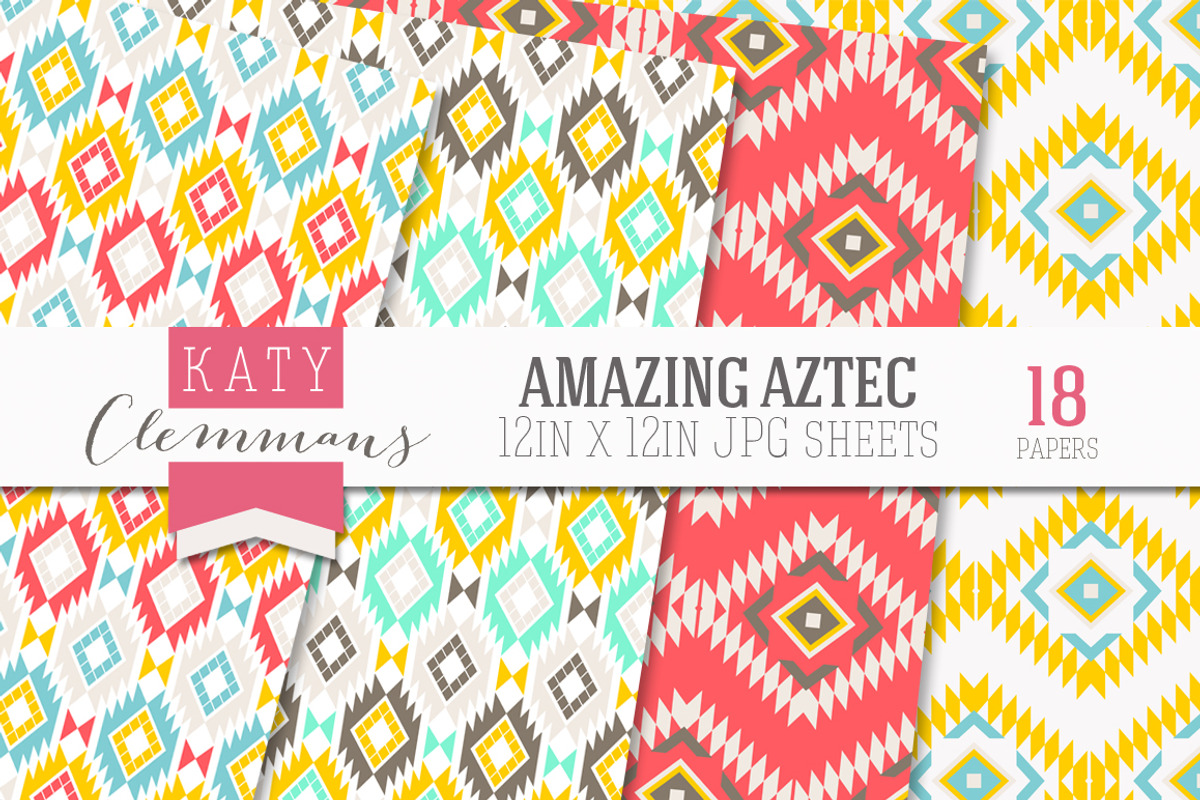 Amazing Aztec paper pack preview 2