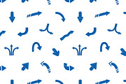 Arrows signs set + seamless patterns, an Object Illustration by PaperTrident (Thumbnail 4 of 6)