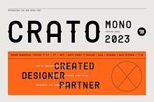 Crato Mono - Modern Monospaced Font