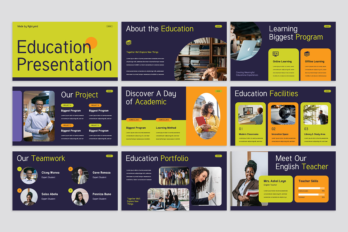 Education Google Slides, a Presentation Template by rgbryand (Photo 2 of 7)