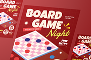Board Game Night Flyer Set, a Flyer Template by Annora Studio (Thumbnail 6 of 6)