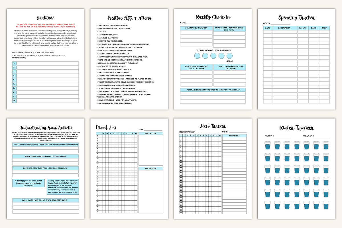 Anxiety & Depression Workbook preview 7