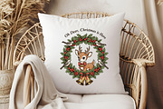 Vintage Christmas PNG, Deer, a Graphic by Libby Wishes (Thumbnail 5 of 6)