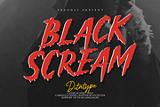 Black Scream, a Serif Font by Ditatype (Thumbnail 1 of 9)