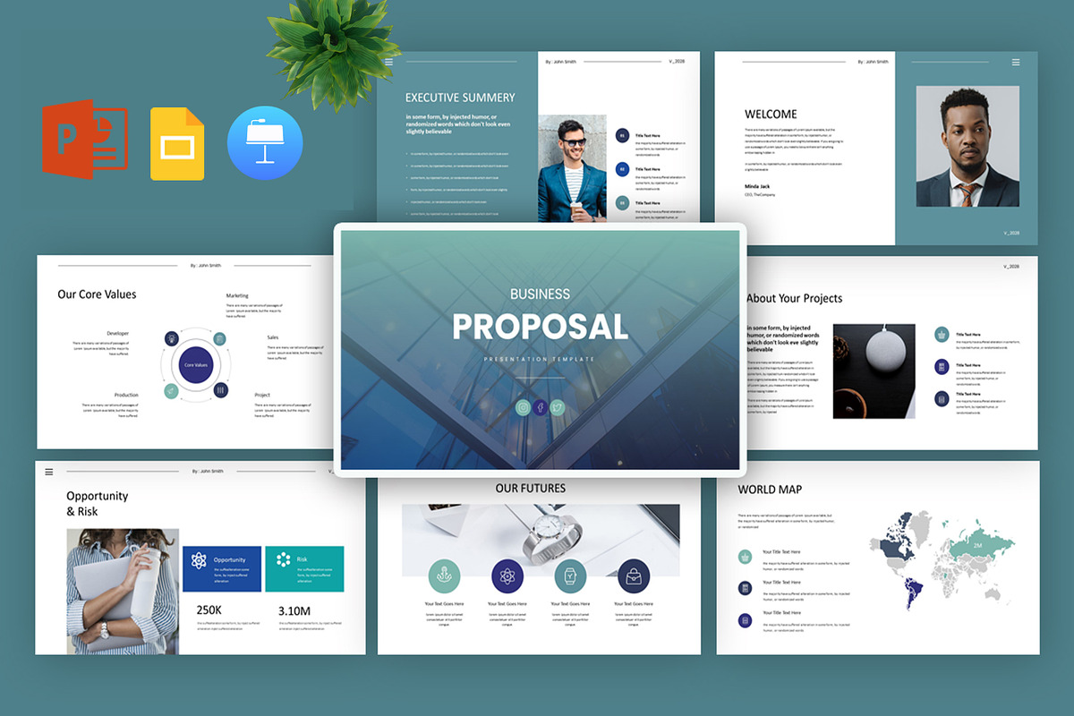 Business Proposal Template, a Presentation Template by Pradaxa (Photo 7 of 9)