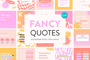 Fancy Instagram Quote Post Templates