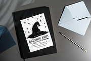 Witch Hat Halloween Invitation, an Invitation Template by ForeverPrint (Thumbnail 3 of 6)