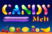 CandyMelt Sans Serif Font, a Sans Serif Font by GalaStudio (Thumbnail 1 of 10)
