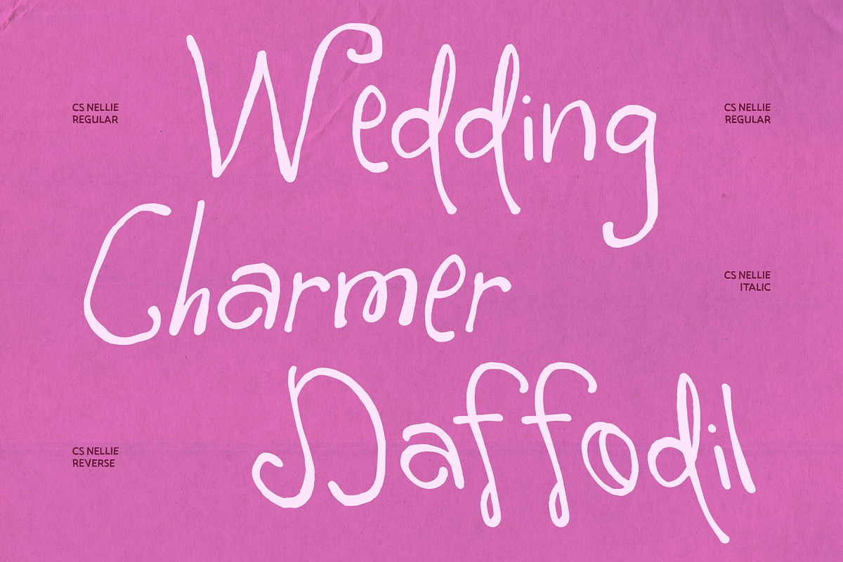 CS Nellie, a Handwritten Font by Craft Supply Co. (Photo 3 of 8)