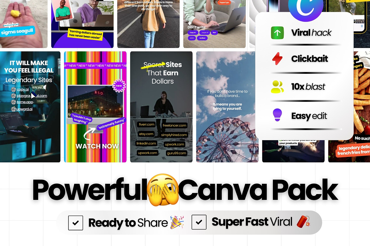 Viral Instagram Reels Templates v1, a Social Media Template by Virall (Photo 3 of 11)