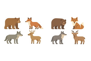 Collection of cartoon animal, an Animal Illustration by ZinetroN