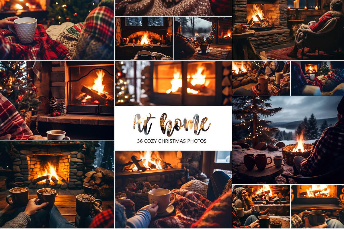 Christmas bundle. 158 holiday photos, a Holiday Photo by Alena Stoyko design (Photo 2 of 8)