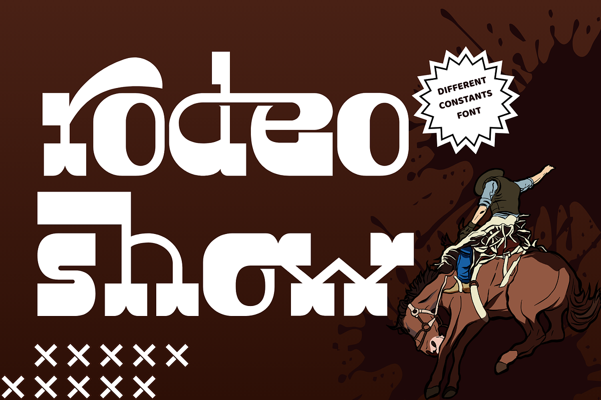 Different Constants - Retro Font, a Serif Font by 177Studio (Photo 3 of 8)