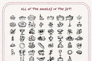 Thanksgiving Dinner Vector Clipart, a Seasonal Illustration by The October Creative (Thumbnail 5 of 13)