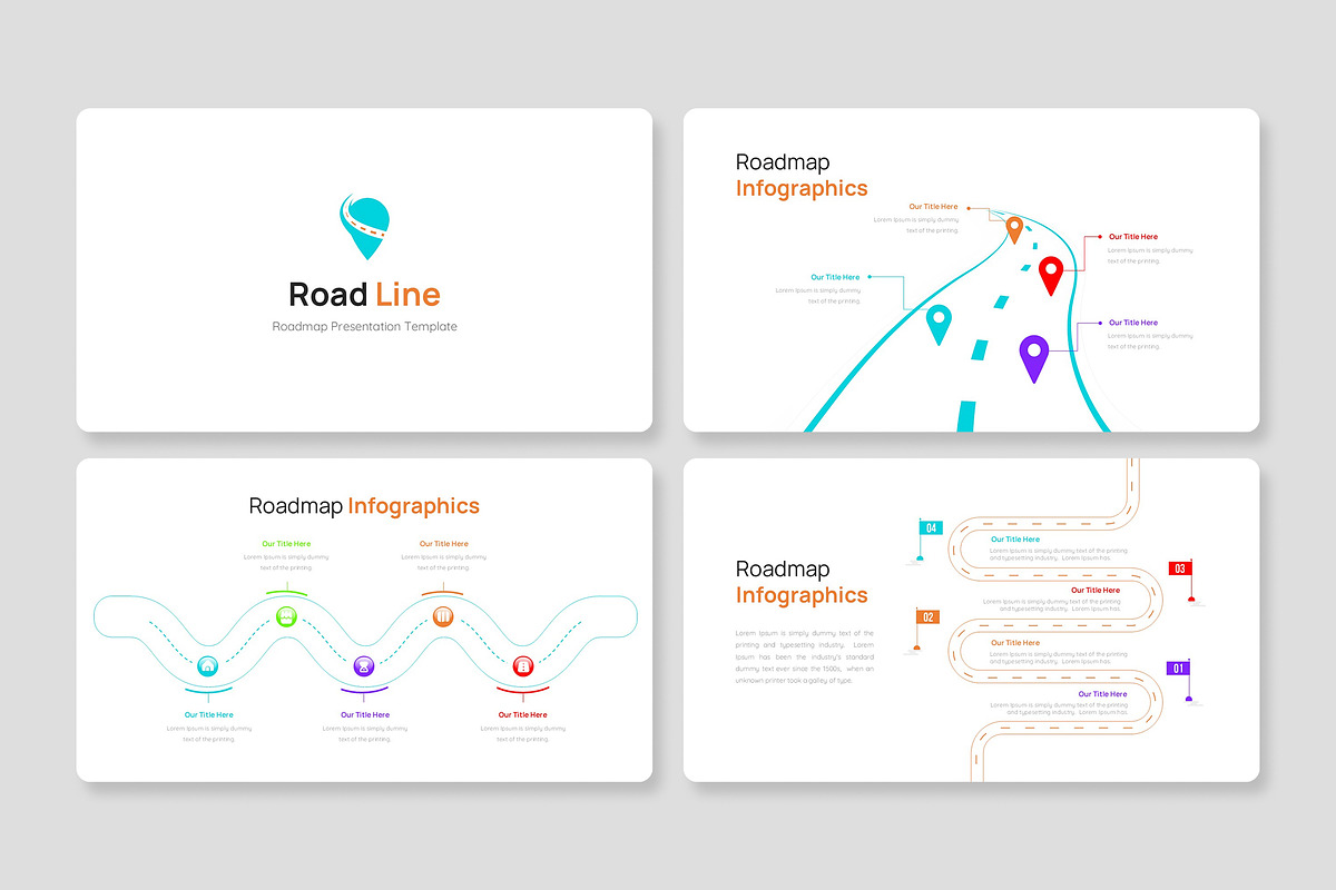 Roadmap Infographic Google Slides, a Presentation Template by Premast (Photo 2 of 4)