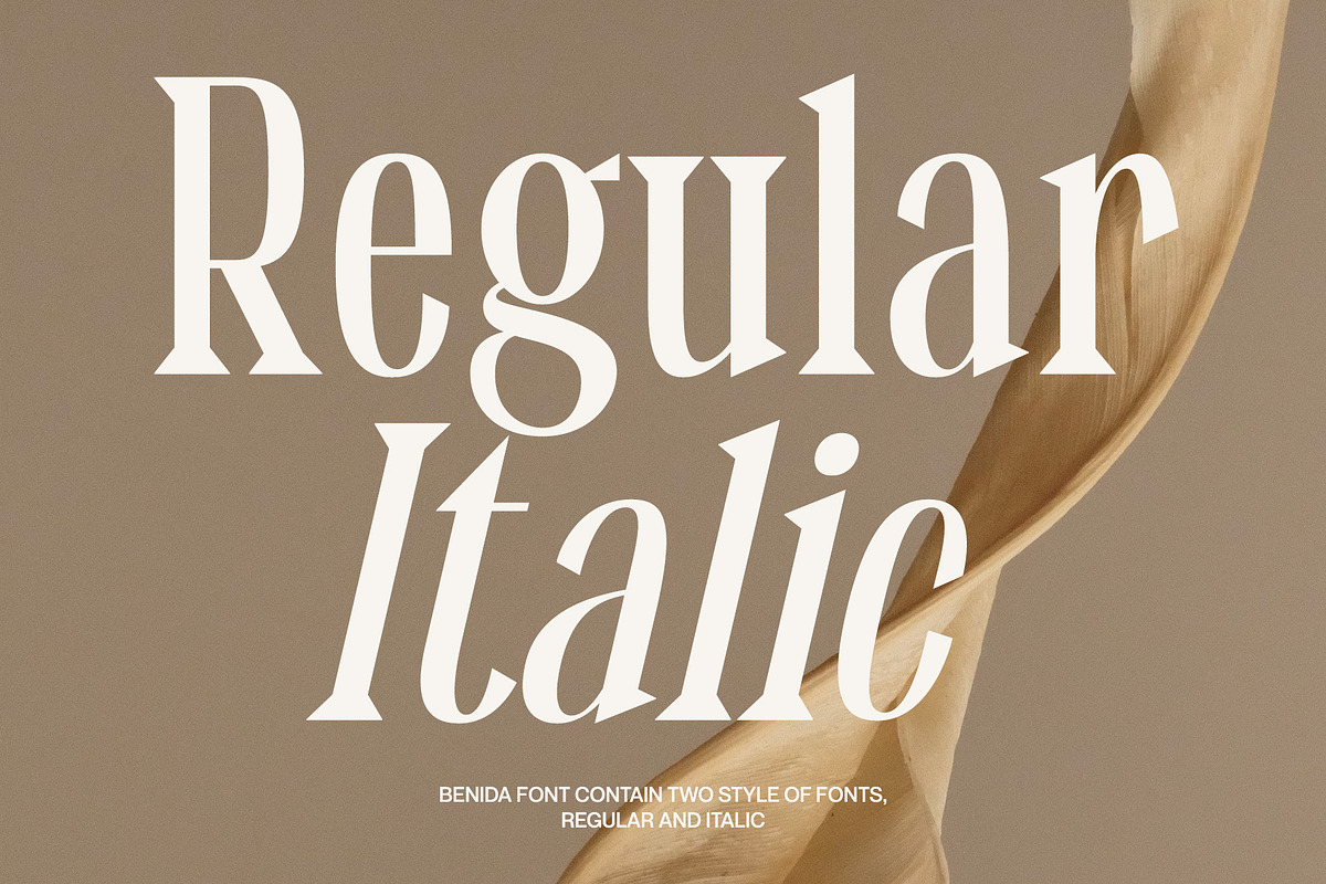 Benida – Elegant Serif, a Serif Font by Craft Supply Co. (Photo 7 of 8)