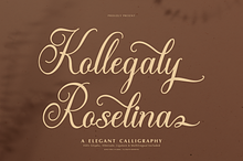 Kollegaly Rosalina Calligraphy Font
