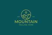 Mountain Journey Logo Badge Nature, a Branding & Logo Template by Signatoro (Thumbnail 1 of 3)